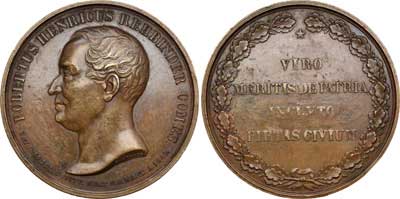 Лот №290, Медаль 1841 года. В память графа Р.Г. Ребиндера.