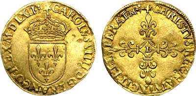 Лот №11,  Франция. Королевство. Король Шарль-Максимильен IX Валуа. Экюдор 1562 года.
