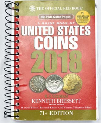 Лот №980,  R.S. Yeoman. A Guide Book of UNITED STATES COINS (Справочник по монетам Соединенных Штатов Америки) 2018. 71-е издание.