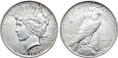 Лот №63,  США. 1 доллар 1923 года.