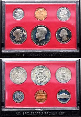 Лот №191,  США. Годовой набор из 6 монет 1980 года (1-50 центов).