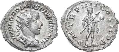 Лот №14,  Римская Империя. Император Гордиан III. Антониниан 241 год.
