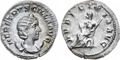 Лот №37,  Римская Империя. Геренния Этрусцилла, жена Траяна Деция. Антониниан 250-251 гг.