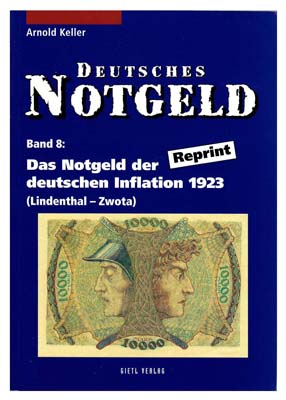 Лот №347,  Каталог немецких нотгельдов периода немецкой инфляции 1923 года. Часть 2 (Линденталь-Цвота).