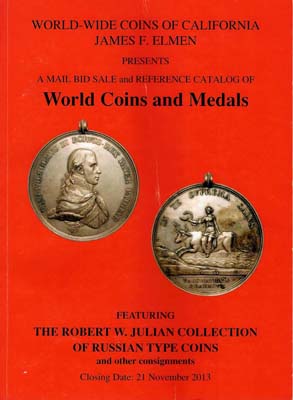 Лот №1152,  James F. Elmen. Каталог аукциона. Коллекция  Роберта Джулиана.