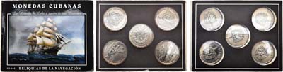 Лот №64,  Куба. Сборный лот из 5 монет по 1 песо 2000 года.
