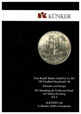 Лот №1434,  Kuenker. Каталог аукциона №145. Коллекция баронов Бонде из замка Эриксберг.