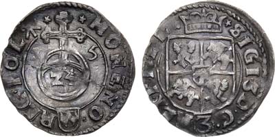 Лот №97,  Речь Посполитая. Король польский и великий князь литовский Сигизмунд III Ваза. Полторак (1/24 талера) 1615 года.