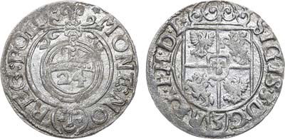 Лот №98,  Речь Посполитая. Король польский и великий князь литовский Сигизмунд III Ваза. Полторак (1/24 талера) 1620 года.