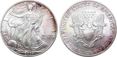 Лот №62,  США. 1 доллар 2003 года. Liberty (Шагающая свобода).