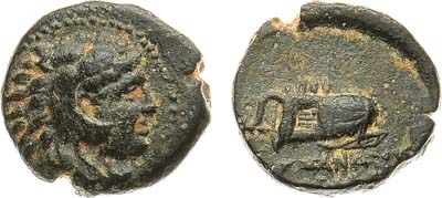 Лот №1,  Македонское царство. Царь Александр III Великий. AE 11, 336-323 до н.э .