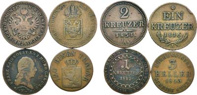 Лот №22,  Австрия и Германия. Сборный лот из 4 монет.