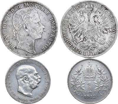 Лот №28,  Австро-Венгерская империя. Сборный лот из 2 монет.