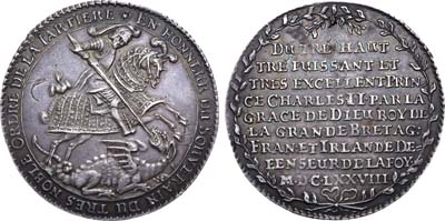 Лот №147,  Священная Римская империя. Курфюршество Саксония. Альбертинская линия. Курфюрст Иоганн Георг II. Талер 1678 года.