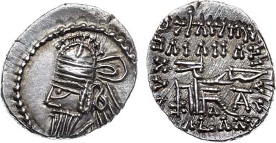 Лот №4,  Парфянское царство. Царь Вологез IV. Драхма 147-191 гг.