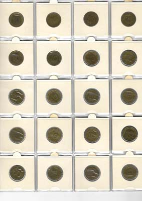 Лот №110,  ФРГ. Федеративная Республика Германия. Сборный лот из 148 монет 1949-2002 гг.