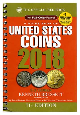 Лот №1514,  R.S. Yeoman. A Guide Book of UNITED STATES COINS 2018. (Путеводитель по монетам США. 2018 год).