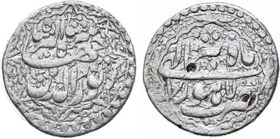 Лот №157,  Империя Великих Моголов. Падишах Джахангир I (1605-1628).  1 рупия ND/7 год правления.