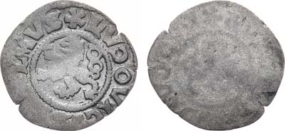 Лот №27,  Королевство Богемия. Король Людовик II Ягеллон. Пфенниг 1516-1526 гг.