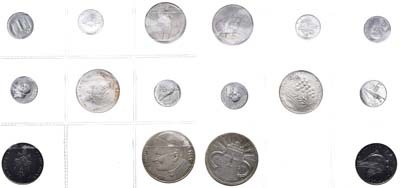Лот №35,  Ватикан. Иоанн Павел II. Набор из 7 монет и жетона 1966-1992 гг.