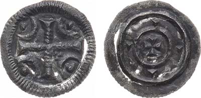 Лот №51,  Королевство Венгрия. Король Бела II Слепой. Денар 1131-1141 гг.