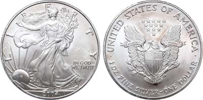 Лот №125,  США. 1 доллар 2004 года. Шагающая Свобода. Liberty.