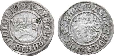 Лот №165,  Королевство Польское. Король Александр Ягеллончик. Полугрош 1501-1506 гг.