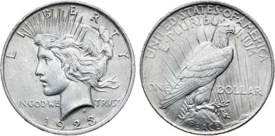 Лот №180,  США. 1 доллар 1923 года.
