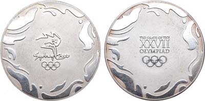 Лот №842, Медаль 2000 года. 27-я Олимпиада в Австралии. Сидней.