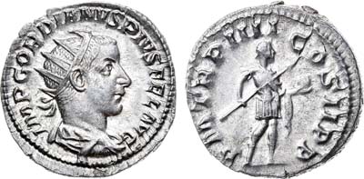 Лот №87,  Римская Империя. Император Гордиан III. Антониниан.  238-244 гг.