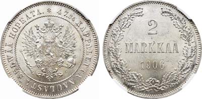 Лот №216, 2 марки 1906 года. L.
