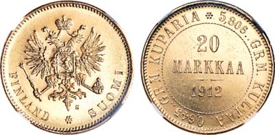 Лот №261, 20 марок 1912 года. S.