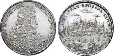 Лот №14,  Священная Римская империя. Город Кёльн. Император Иосиф I Габсбург. Талер 1705 года.