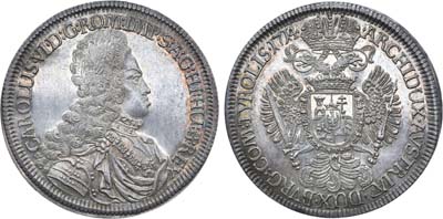 Лот №15,  Священная Римская империя. Австрия. Тироль. Император Карл VI Габсбург. Талер 1714 года.