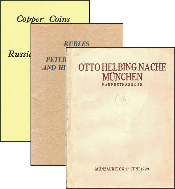 Лот №910, Лот из трех немецких аукционных каталогов 20 годов ХХ века.