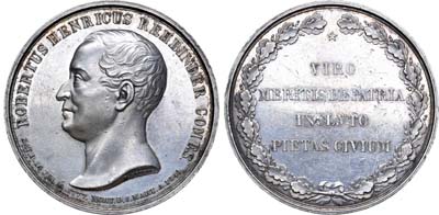 Лот №752, Медаль 1841 года. В память графа Роберта Ивановича Ребиндера.