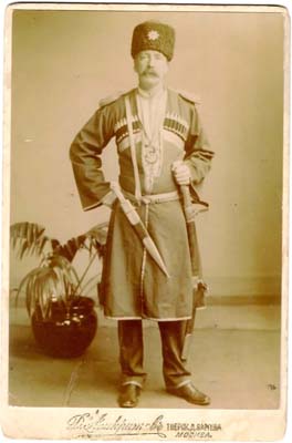 Лот №760,  Фотография Великого Князя Георгия Михайловича в военной форме одного из Кавказских полков.