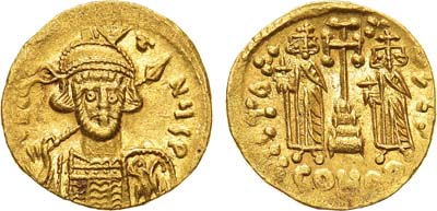 Лот №5,  Византийская империя. Император Константин IV. Солид 668-685 гг.