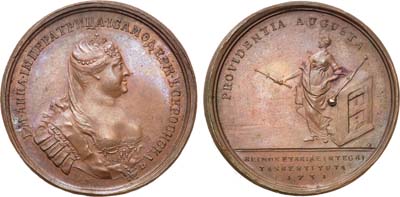 Лот №138, Коллекция. Медаль 1731 года. В память реформы монетного дела.