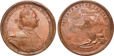 Лот №57, Коллекция. Медаль 1714 года. В память взятия Нейшлота.