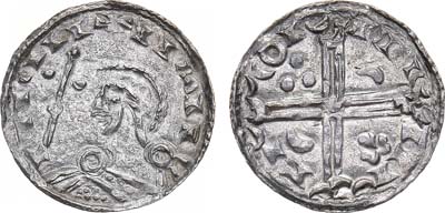 Лот №267,  Дания. Королевство. Король Свен II Эстридсен. Денарий (фенниг) 1047-1074 гг.