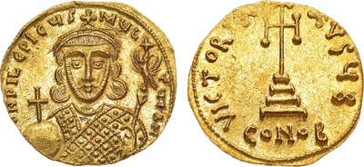 Лот №31,  Византийская Империя. Император Филиппик Вардан. Солид 711-713 гг.