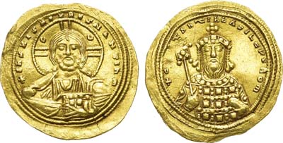 Лот №34,  Византийская Империя. Император Константин VIII. Гистаменон 1025-1028 гг.