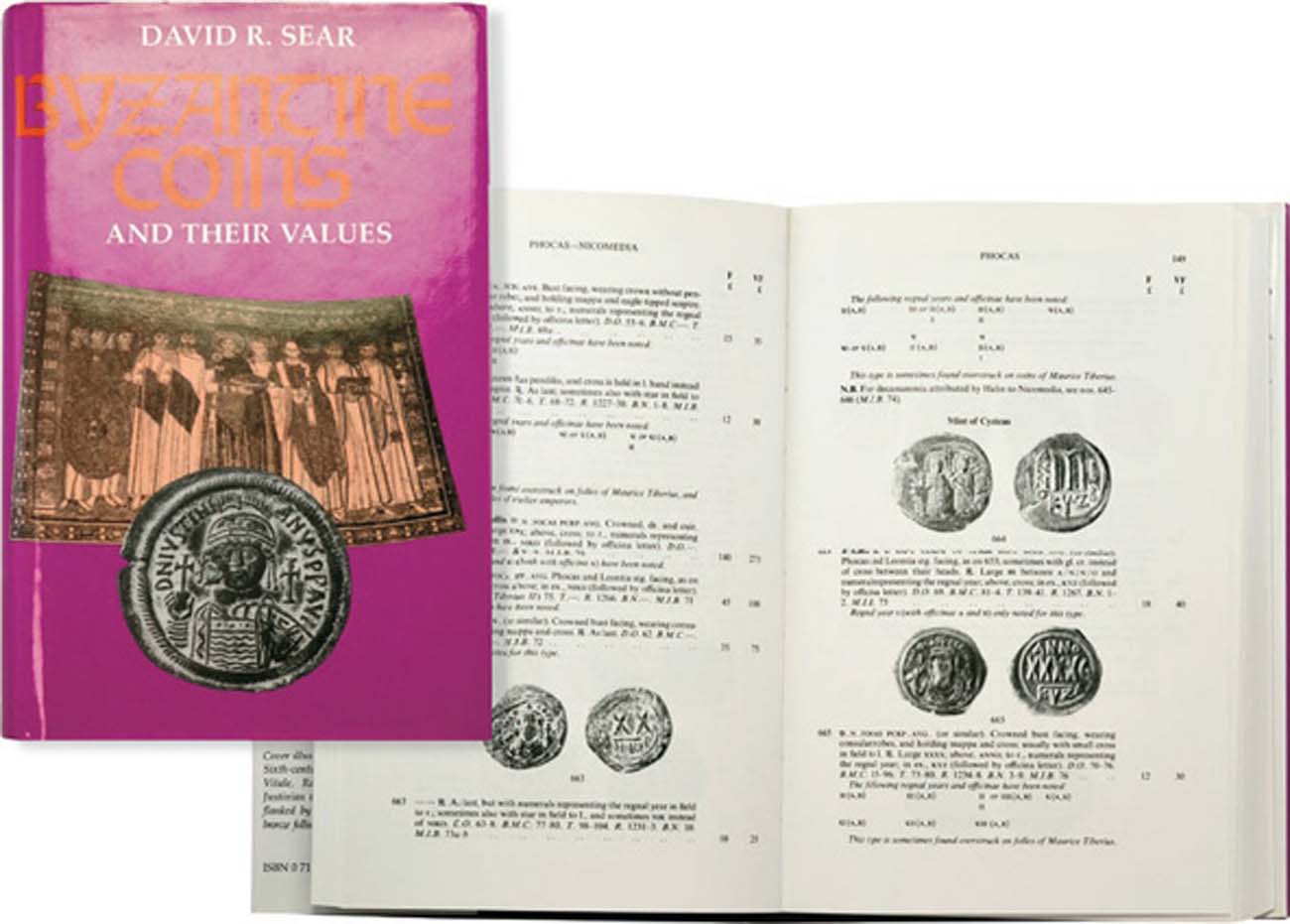 Лот №1062,  David R. Sear. Byzantine coins and their values. (Дэвид Р. Сеар. Византийские монеты и их стоимость). 2-е изд. С автографом автора.