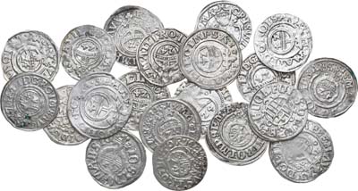 Лот №133,  Сборный лот из 20 монет Германских государств и княжеств.