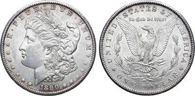 Лот №117,  США. 1 доллар 1890 года.