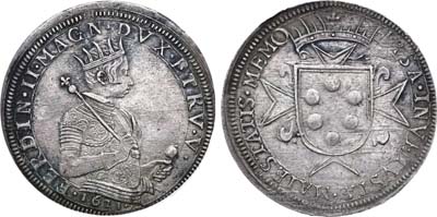 Лот №88,  Священная Римская империя. Великое герцогство Тоскана. Великий герцог Фердинандо II Медичи. Талеро 1621 года.