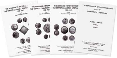 Лот №833, James F. Elmen The Bernhard F. Brekke Collection. The Copper Coinage of Imperial Russia 1700-1917 (Part I, II, III) and Numismatic Literature (Part IV)..