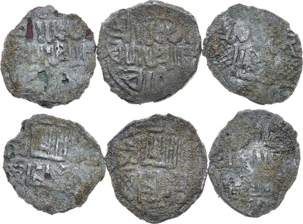Артикул №23-16378,  Лот из 3 монет Поокское подражание 1390-1400 гг. Подделки в ущерб обращению.
