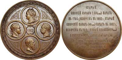 Лот №438, Медаль 1883 года. В память открытия новых Сясьского и Свирского каналов.